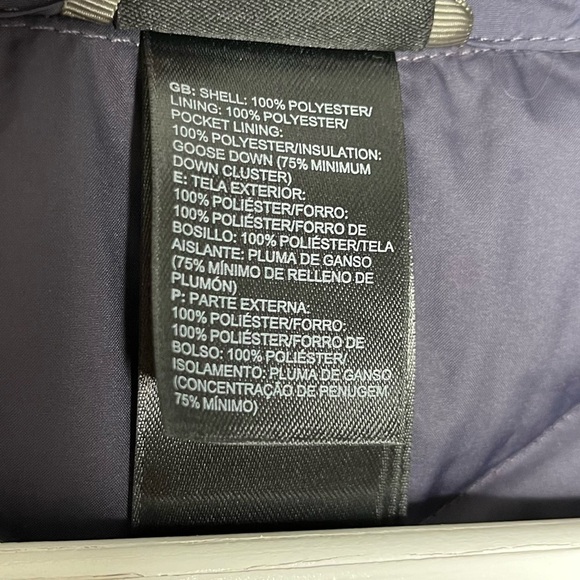 The North Face Women’s 550 Flare Goose Down Full Zip Jacket Dark Purple Blue XS‎ - Picture 11 of 12